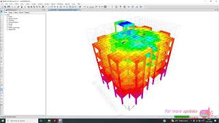 CSI ETABS Displacement Load Check  G5 Apartments  Beam Columns SLAB design [upl. by Wait]