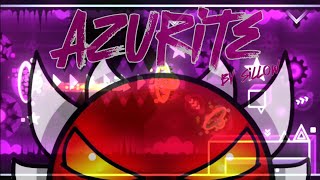 Azurite 100 Extreme Demon By Sillow Geometry Dash [upl. by Nelsen]