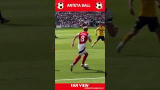 🔴 ARTETA BALL arsenal football footballnews premierleague fanview shorts [upl. by Assej]