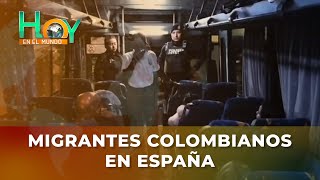 Hoy en el Mundo Migrantes colombianos en España [upl. by Enelhtak]