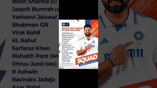 😳INDtestsquad😱rohitsharma cricket juspritbumrah hardikpandya latestnews ipl jaspritjbumrah [upl. by Berke]