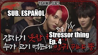 Sub Español ATEEZ에이티즈 STRESSOR THING EP4 [upl. by Ecirtaeb]