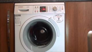 Bosch logixx WAS32461 Washer  Cotton 40 Aqua Plus  Reduced Ironing complete [upl. by Yerfoeg]