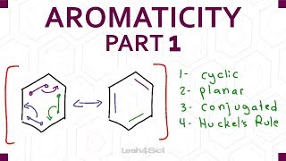 Aromaticity Part 1  Cyclic Planar Conjugated and Huckels Rule [upl. by Attey]