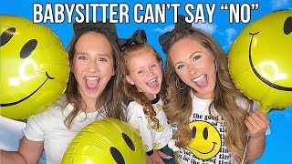 BABYSITTER CAN’T SAY “NO” TO BIGGEST FAN FOR 24 HOURS 😱😍 [upl. by Ellohcin33]