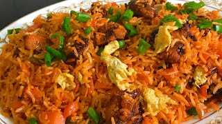 Schezwan Chicken Egg Fried Rice recipe  Chicken EggFried Rice  Easy amp Tasty Fried Rice recipe [upl. by Kerin]