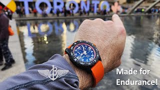 Testing my BREITLING Endurance at my First Toronto Marathon Event [upl. by Ociral]