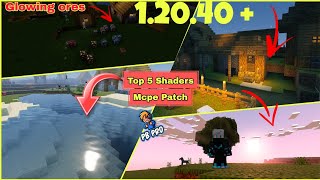 Top 5 Shaders For Mcpe Patch version  Mcpe Op Shaders [upl. by Argile]