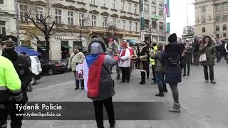 DEMONSTRACE PROTI VLÁDNÍM OPATŘENÍM V CENTRU PRAHY [upl. by Hagile544]