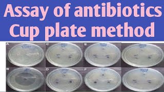 Microbiological Assay of AntibioticsCylinder plate Cup plate jitendrapatel assayofantibiotics [upl. by Egoreg]