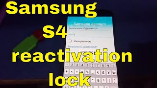 Samsung Reactivation Lock Bypass  2018 [upl. by Sillyhp]