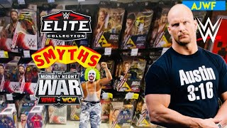 EPIC MONDAY NIGHT WARS INVADE SMYTHS TOY SHOP  WWE MATTEL FIGURE HUNT [upl. by Shamrao]