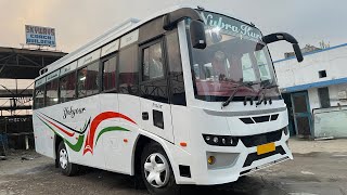 New ready luxury tourist bus MADE BY Skyways coach bulider jalandhar lehladakh tourist business [upl. by Verlie366]