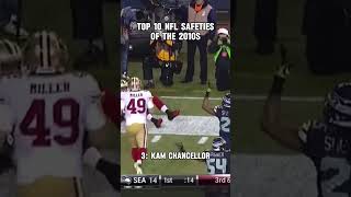 Top 10 NFL Safeties of the 2010s Part 2 🔥 football nfl nflfootball [upl. by Jaqitsch651]