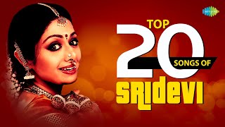 Top 20 Songs of Sridevi  Nostalgic Hindi Songs  Evergreen Hits  Nainon Men Sapna  Taki Oh Taki [upl. by Stanwood]