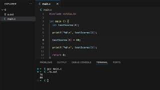 C Programming Tutorial 8  Array [upl. by Atlanta]