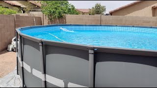 Intex 24ft x 52in Ultra XTR Swimming Pool Unboxing Review [upl. by Adikam244]