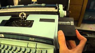 Smith Corona Coronet 12 Electric Typewriter [upl. by Weintrob]