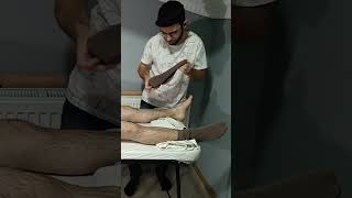 FRONT LEG RELAXING MASSAGE THERAPY WITH LEGENDARY TECHNIQUES relaxing asmr shorts massage [upl. by Kippy]