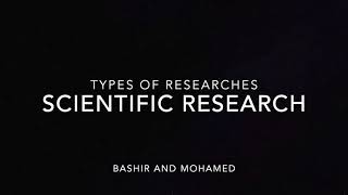 1 أنواع البحوثTypes of Researches [upl. by Nikkie590]