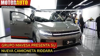 Grupo Mavesa presenta su nueva Camioneta Riddara  Motor Auto Internacional [upl. by Weinshienk]