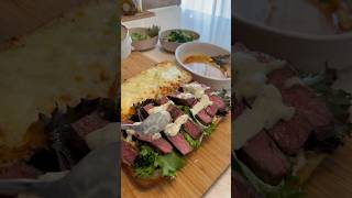 Truffle steak sandwich🤎 cooking youtubeshort foodie steak steaksandwich [upl. by Duwad]