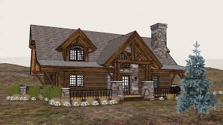 AspenRidge Timber Frame Home  Predesign [upl. by Ikeda]