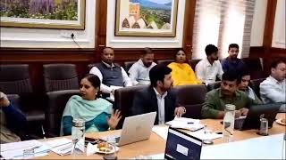 CS Chairing a review Meeting regarding SBM [upl. by Dewar473]