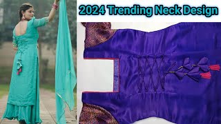 2024 Trending Neck DesignBack Neck Design for Suit With DoriRajniBeeFashion [upl. by Christoper]