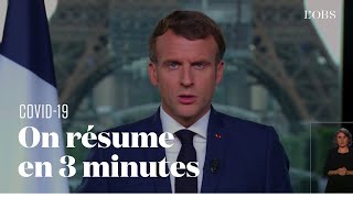 Macron  les 7 annonces à retenir du discours du président de la République [upl. by Bobbie]