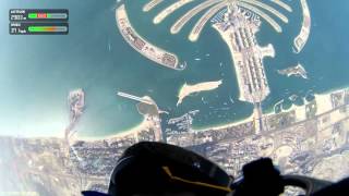 Speed Skydiving World Air Games Dubai 2015  Mikey Lovemore Round 8 [upl. by Ahseekal]