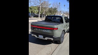 Rivian Electric Truck VIP Tour Venice Beach Los Angeles CA [upl. by Suirauqram]