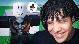 CHAT VOICE DO ROBLOX CONTINUA ESTRANHO [upl. by Ellehcar]