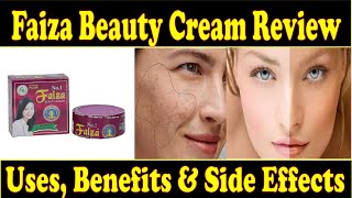 Faiza Beauty Cream Honest Review  Best Pakistani Skin Whitening Cream Review By Ayeshaa❤ [upl. by Alrick]