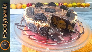 Oreo Ice Cream Cake  Oreo Ice Cream  recipe by foodynamix [upl. by Blakely]