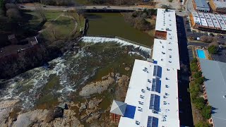 Test DJI Over Yellow River In Porterdale Georgia Dam Passed [upl. by Sudaorb]