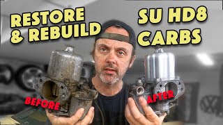 SU HD8 Carburettor  Rebuild amp Restoration [upl. by Malcom]