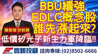 20241127 陳奇琛分析師｜BBU續強，EDLC概念股誰先漲起來 低價矽光子新生力軍降臨達方、天宇、科風、盈正、系統電、順達、加百裕、立敦、聯鈞、弘凱、友訊 [upl. by Anitsirt]