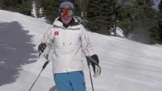 Harald Harb How to Ski Series 2 Lesson 5 Bending flexing knees and legs [upl. by Acihsay]