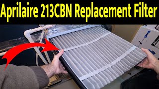 Aprilaire 213CBN Replacement Filter  HOW TO INSTALL 2022 [upl. by Nappie]