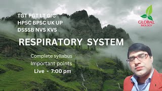 Respiratory Sys  part 2  HPSC PGT BIO [upl. by Ayyn]