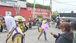 Comparsa Cardenales 2024  Salida Sábado 17 Febrero  Orquesta Ensueño 🎭🎷🐦‍🔥 La Magdalena Atlicpac [upl. by Immaj737]