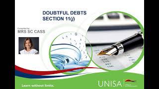 Doubtful debts allowance  Section 11j [upl. by Cooke340]