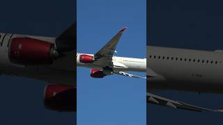 Virgin Atlantic Airbus A3501000 XWB Takeoff from London Heathrow Airport shorts [upl. by Yorick]