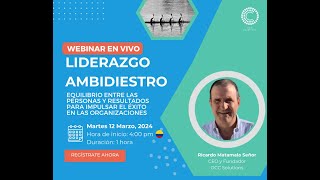 Webinar  Liderazgo Ambidiestro [upl. by Eirac]