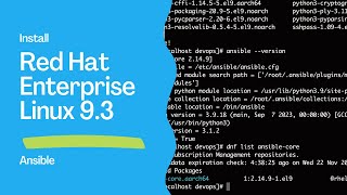 How to install Ansible in RedHat Enterprise Linux RHEL 93  Ansible install [upl. by Adoh]