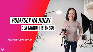 Pomysły na rolki na Instagramie dla marki i biznesu  LIVE 160322 [upl. by Kcerb517]