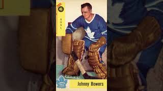 Johnny Bower Toronto Maple Leafs 195859 Parkhurst 46 NHL Hockey Card [upl. by Veal]