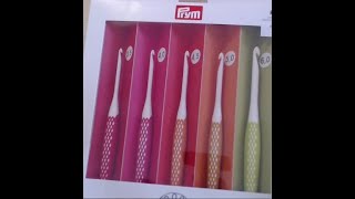 Crochet hook set PRYM Product Review [upl. by Comethuauc713]