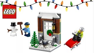 LEGO Speed Build Christmas Seasonal Winter Fun  Set 40124 [upl. by Tiduj423]